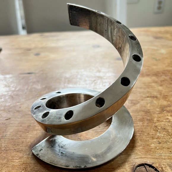 MCM Dansk Design Japan Bertil Vallien Spiral Candle Stick + 2 boxes candles - Picture 2 of 15